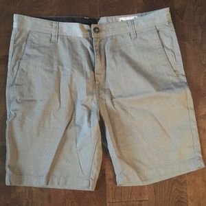 Men’s Gray Volcom Frickin Modern Stretch Shorts